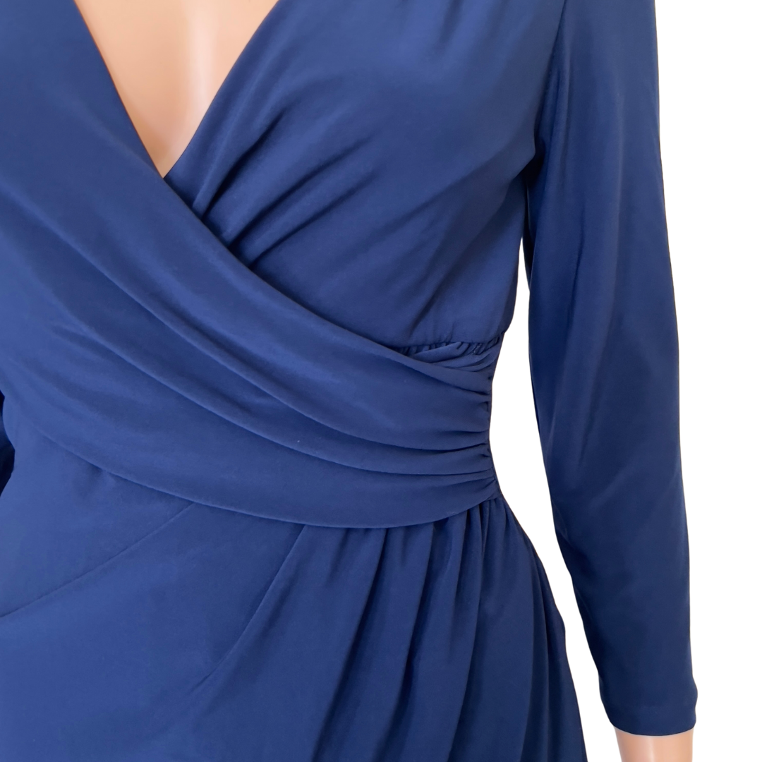 Ralph Lauren Navy Blue Wrap Dress