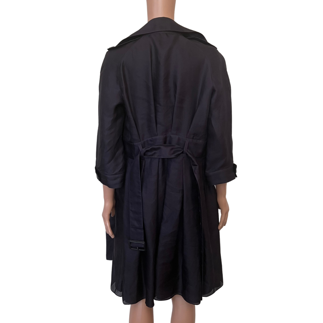 Burberry Navy Tench Dress