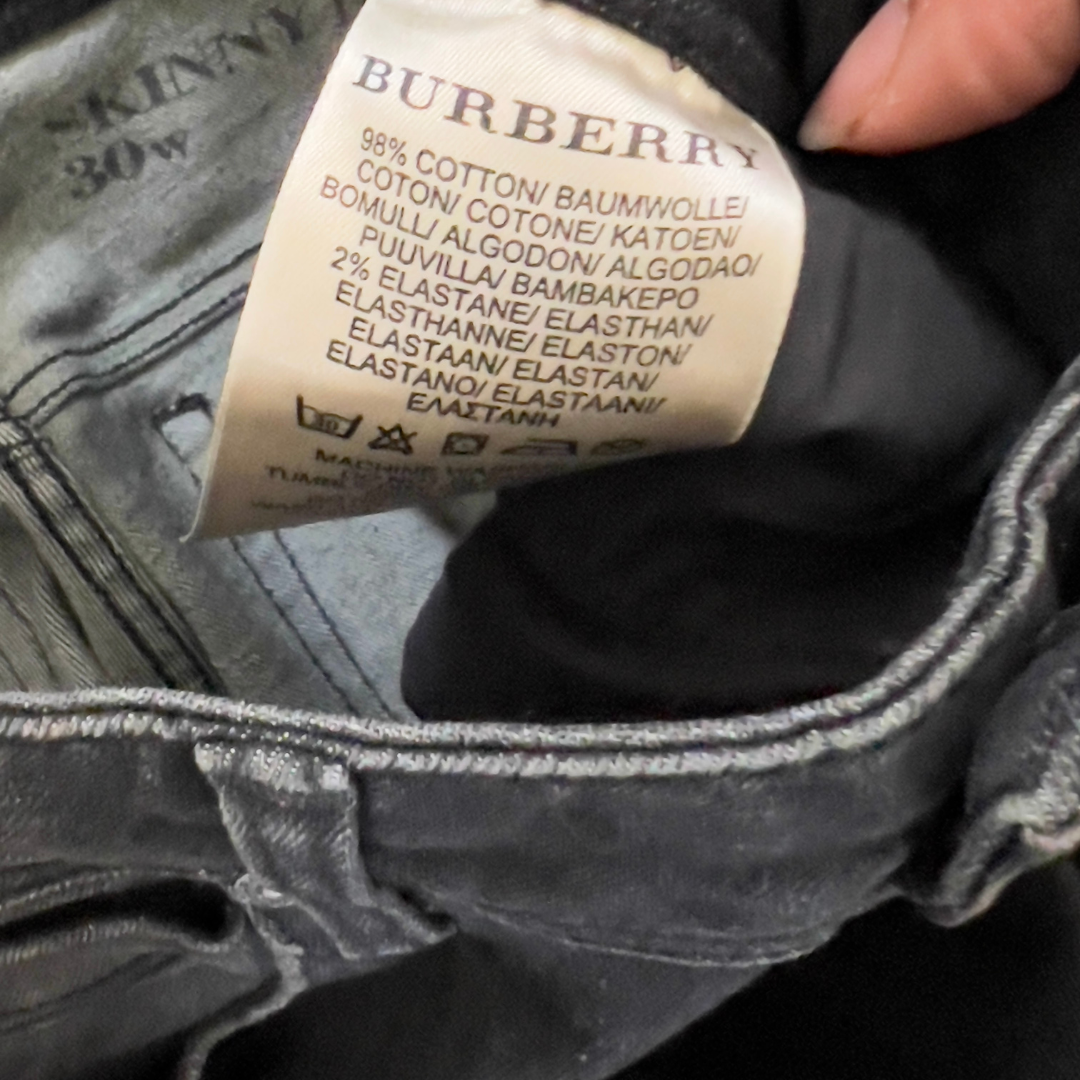 Burberry Black Skinny Jeans