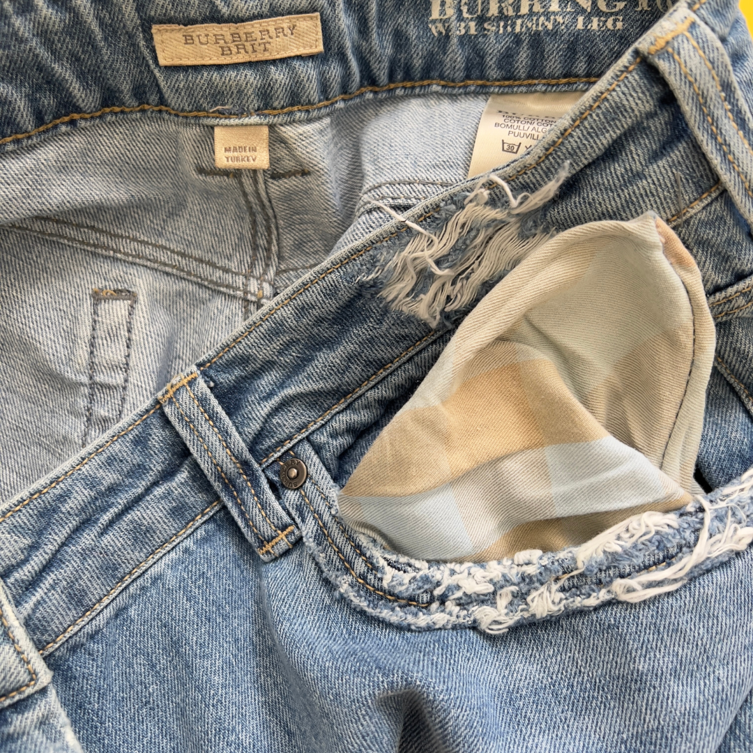 Burberry Vintage Blue Jeans