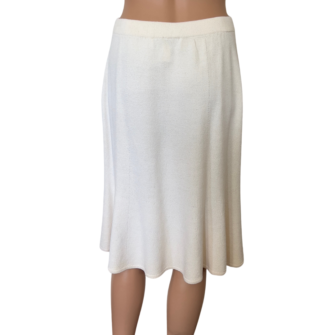 St. John Collection Ivory Skirt
