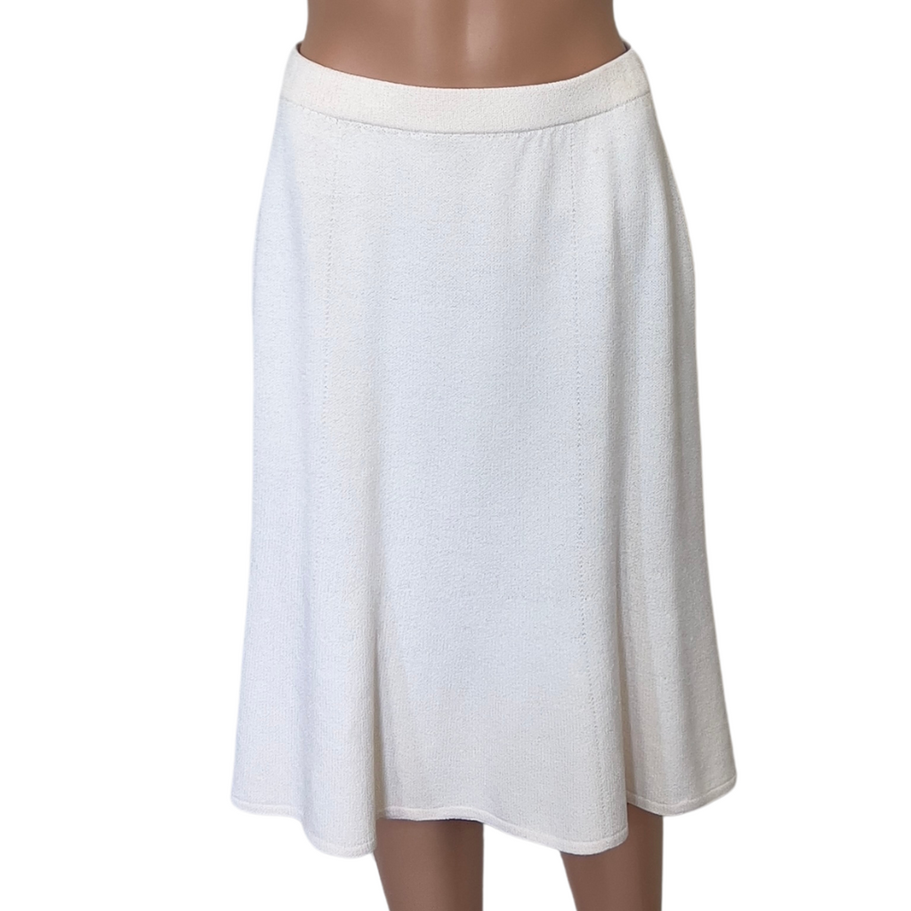 St. John Collection Ivory Skirt