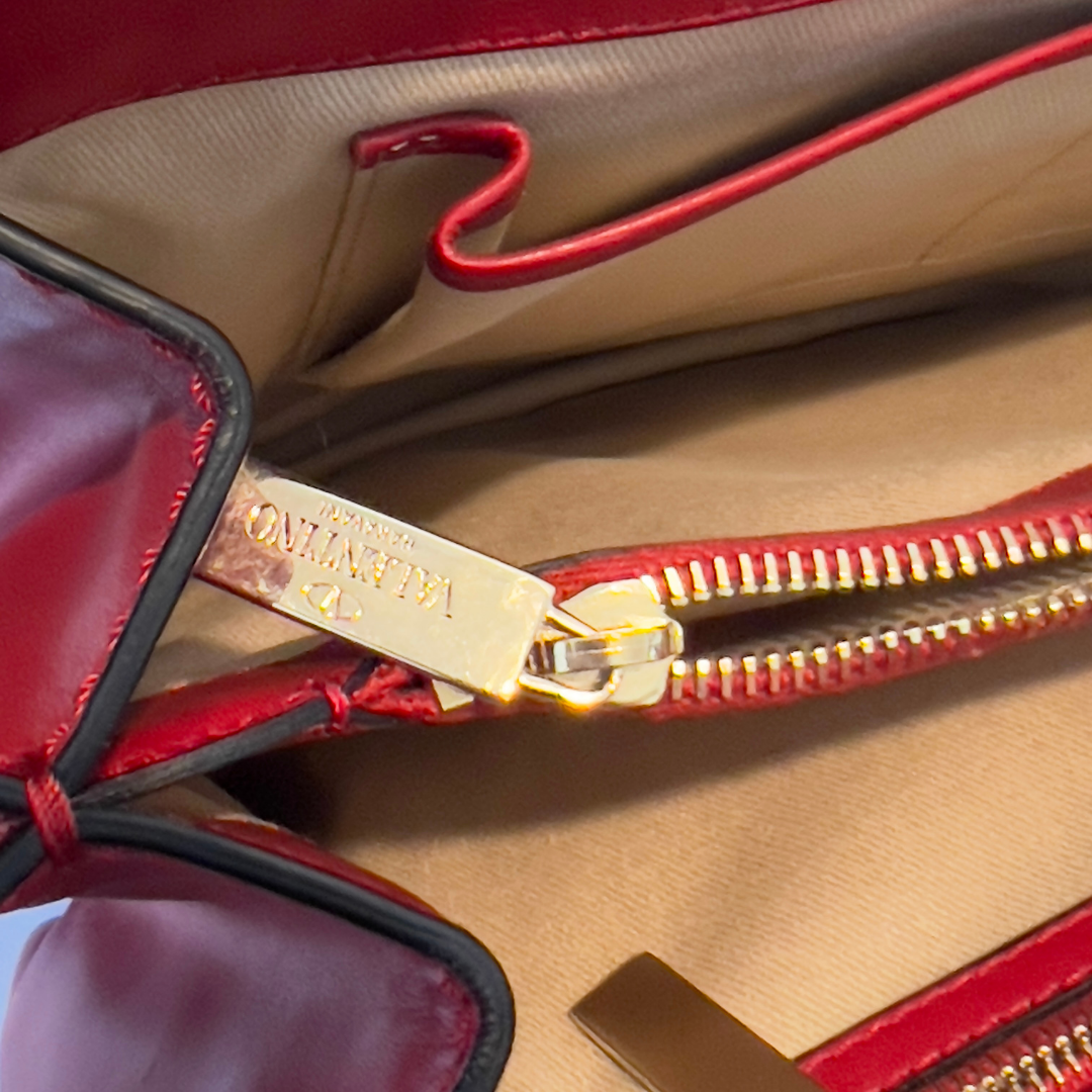 Valentino Garavani Vitello Demetra Satchel Bag