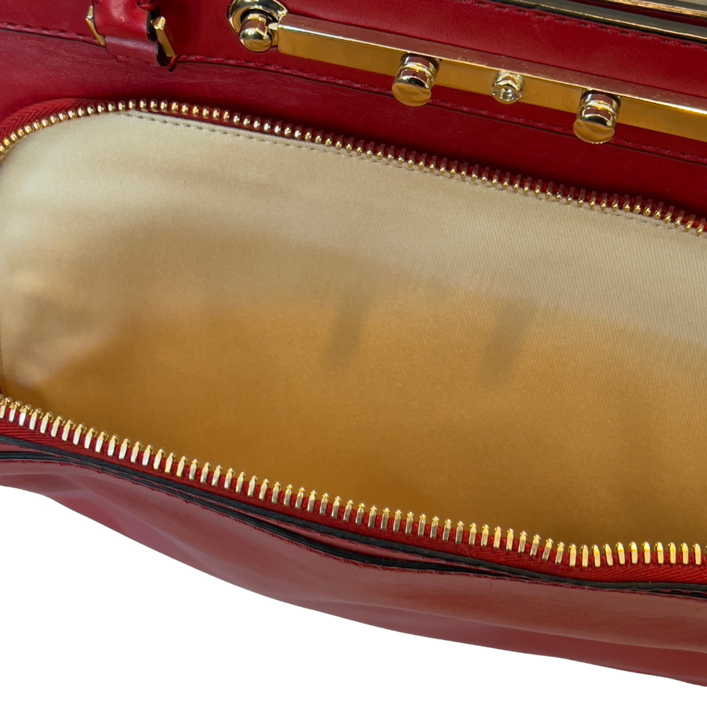 Valentino Garavani Vitello Demetra Satchel Bag