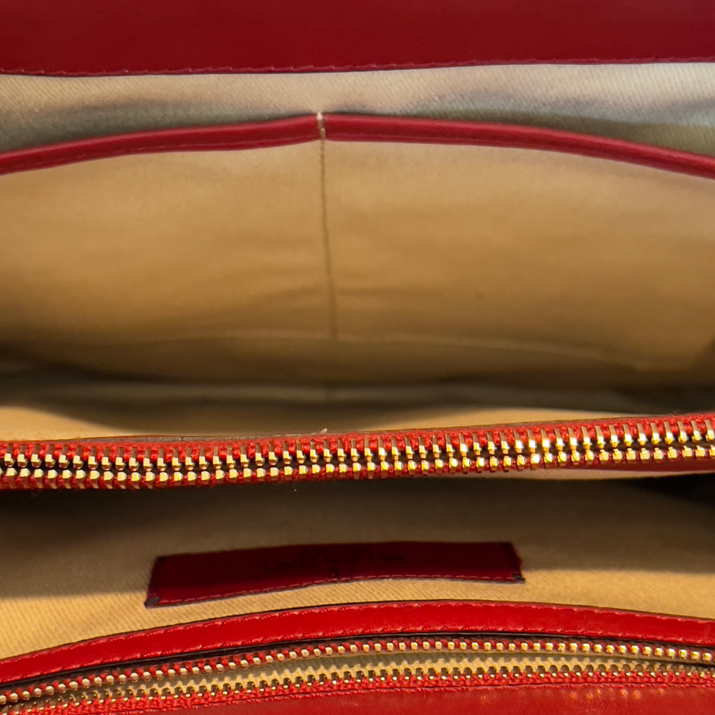 Valentino Garavani Vitello Demetra Satchel Bag