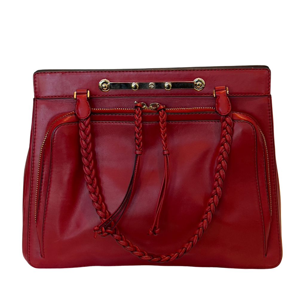 Valentino Garavani Vitello Demetra Satchel Bag